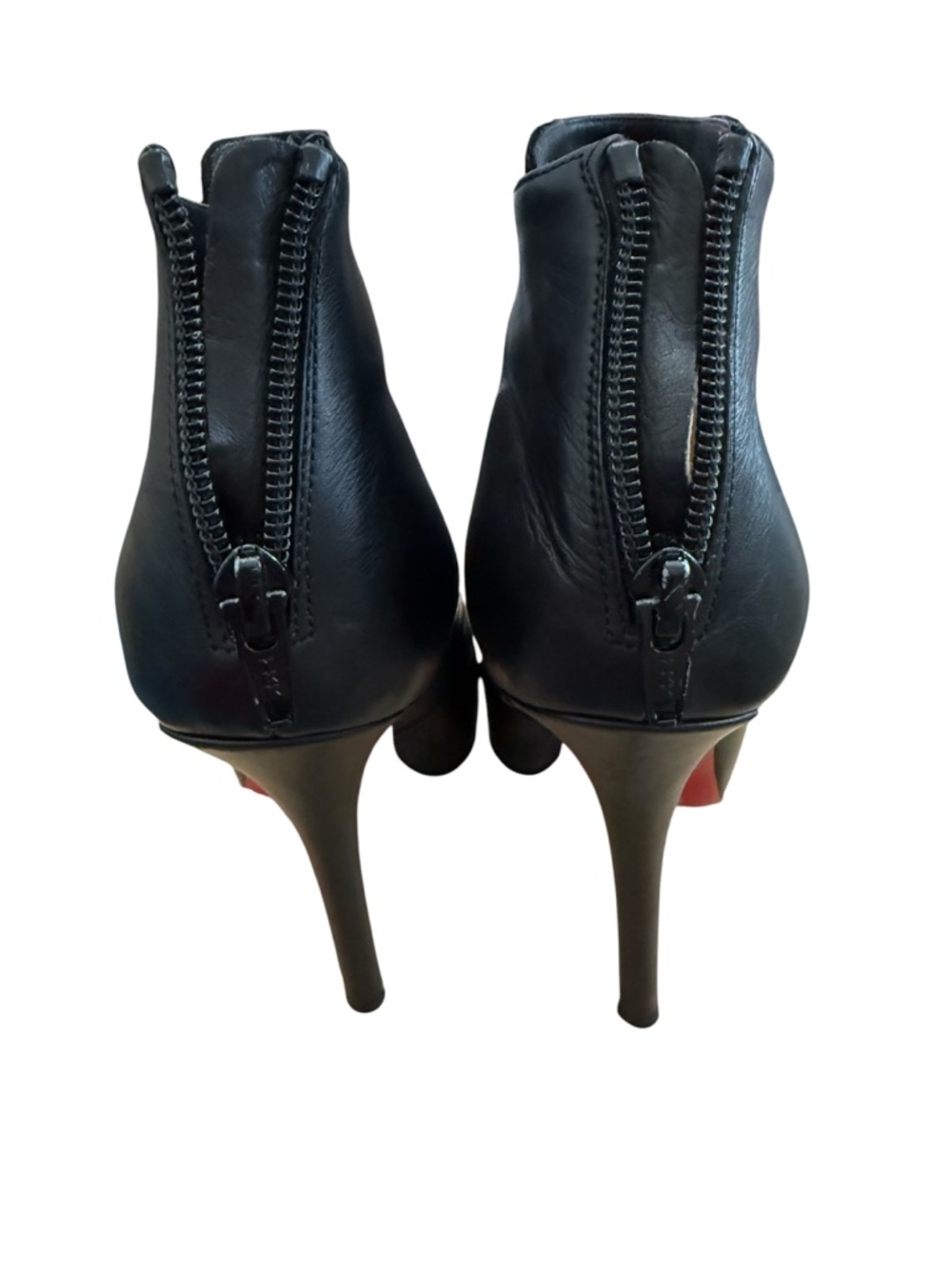 CHRISTIAN LOUBOUTIN- CALFSKIN VEAU VELOURS ATTROUPA 120 BOOTIES - Picture 10 of 12